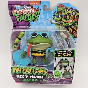 Teenage Mutant Ninja Turtles Mix 'N Match Mutations Gengis Frog HTF SPEDIZIONE GRATUITA - Foto 1 di 4