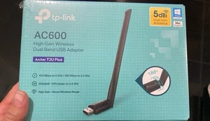 TP-Link AC600 USB WiFi Adapter for PC (Archer T2U Plus)- Wireless Network Adapte - Afbeelding 1 van 2