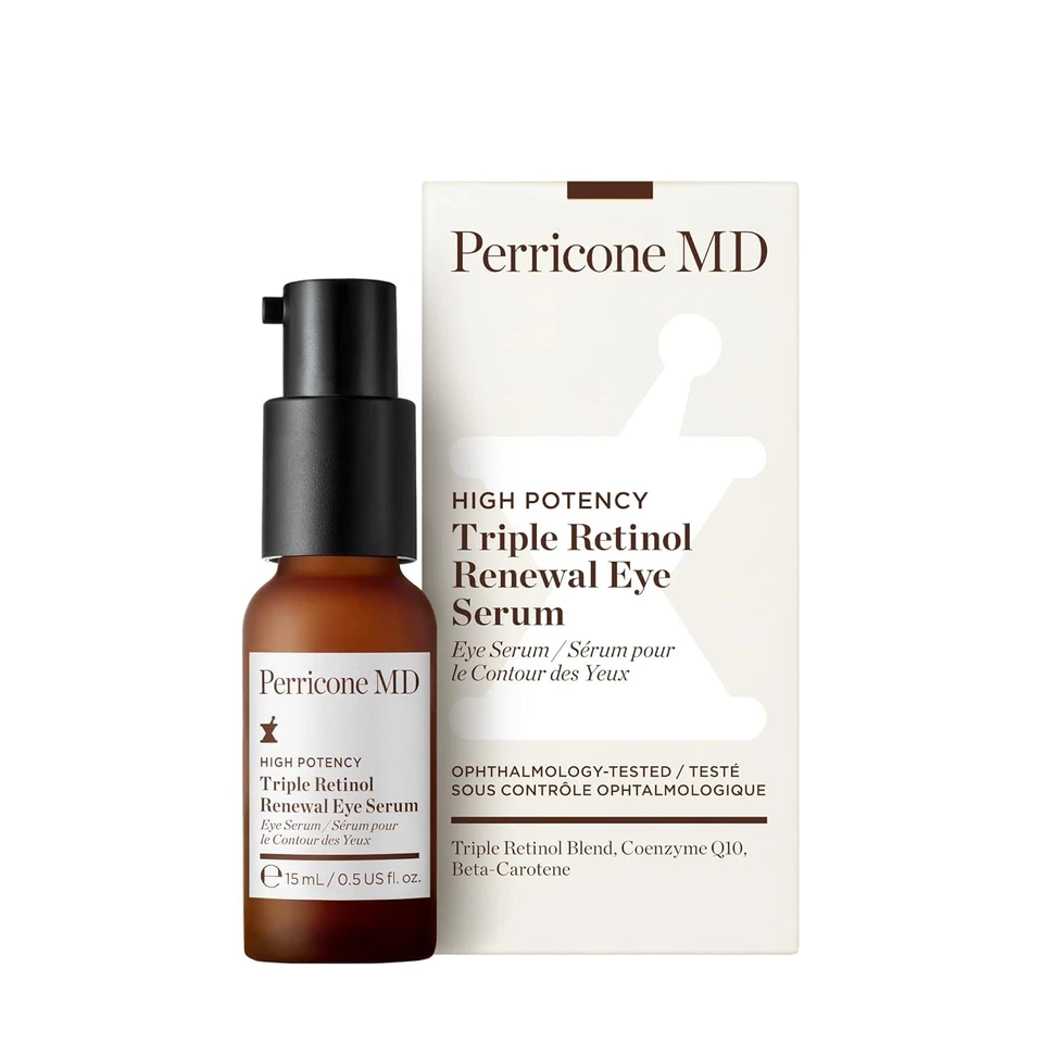 NUEVO SELLO--Perricone MD ALTA POTENCIA Triple Retinol Renovación Suero para Ojos (0.5oz) Foto 1 de 1