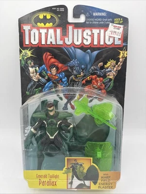 PARALLAX EMERALD TWILIGHT TOTAL JUSTICE ACTION FIGURE DC COMICS KENNER 1997 NEW - Image 1 of 4