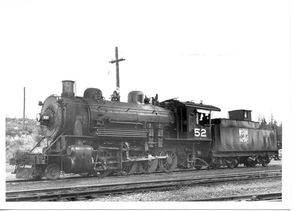 25EE117 RP WESTERN PACIFIC RAILROAD 2-8-0 LOCO #52 - Picture 1 of 1