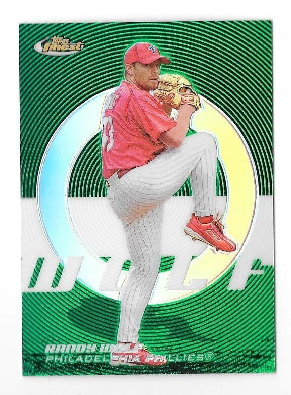 2005 TOPPS FINEST MLB BASEBALL #114 RANDY WOLF 149/199 GREEN REFRACTOR,PHILLIES - Image 1 of 1