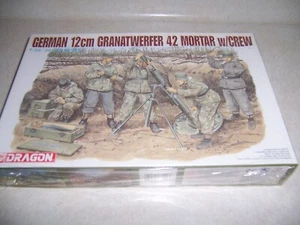 Dragon #6090 1/35 GERMAN 12cm GRANATWERFER 42 MOTAR w/CREW - Picture 1 of 7
