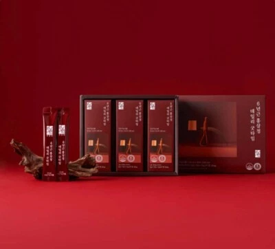 Korean red ginseng ready to use 10 stick 10ml/33mg, health maintain, anti age  - image 1 of 4