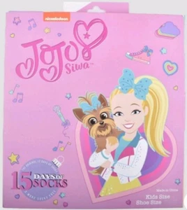 JoJo Siwa 15 Days of Socks Advent Calendar Kids Size S (5.5-8.5) Brand New - Picture 1 of 5