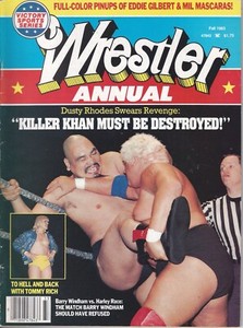 Wrestler Annual Magazine Fall 1983 - Dusty Rhodes, Killer Khan, Tommy Rich