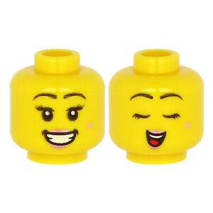 LEGO® Tête femme double face sourire et chant