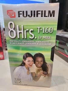 Fujifilm T-160 8 Hour Blank High Quality Videocassette Brand Sealed Pack. - Picture 1 of 2