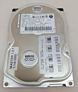 Fujitsu MPF3102AH-ST 10.2 GB ATA-66 3.5" Internal IDE Hard Drive Tested - Picture 1 of 4