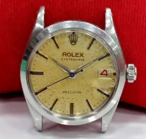 Vintage Rolex OysterDate Precision Ref 6466 Manual Winding Midsize Watch - Picture 1 of 19