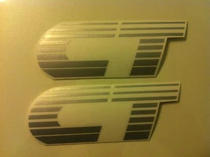 Stickers autocollants monogramme Peugeot 205 CT gris grey - Imagen 1 de 1