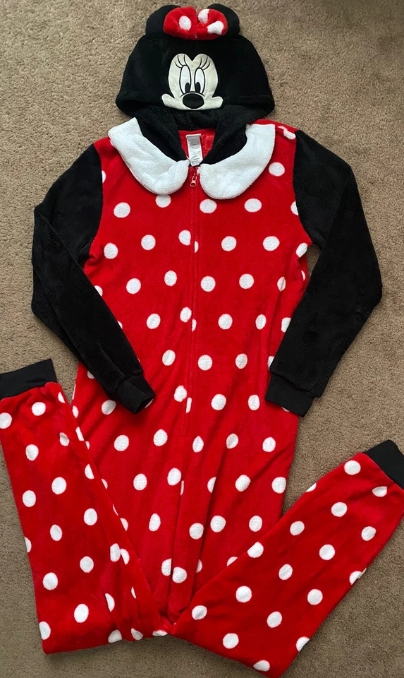 Disney Minnie Mouse Mujer Polar Mono Prendas para dormir Disfraz Talla M 8 10 Foto 1 de 1