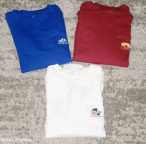 3 Vineyard Vines Christmas Dog Mountain Whale Long Sleeve Shirts Boys Lot L 16 - Picture 1 of 11