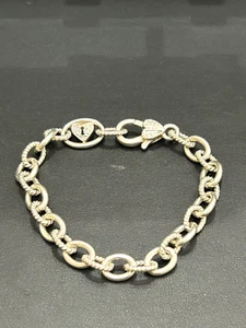 Judith Ripka Sterlingsilber Kabelglied Armband Gr. 7,5 - Bild 1 von 3