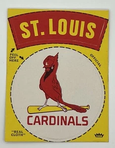 STL Cardinals Fleer "Real Cloth" Patch - 1966-1983 - Picture 1 of 2