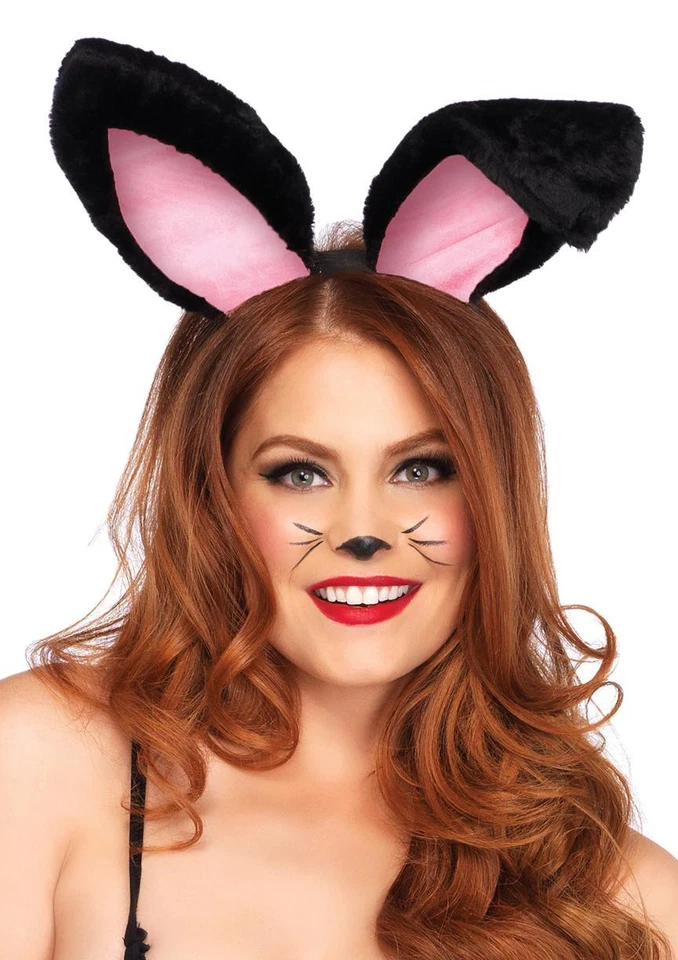 Leg Avenue Plush Bunny Ears Black