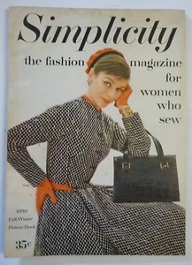 1956 SIMPLICITY Fashion Magazine Womens Sew Patterns Children Girls 1950s - Picture 1 of 4