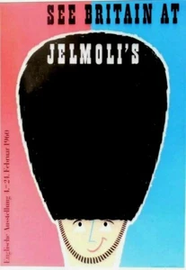 Original vintage poster SEE BRITAIN AT JELMOLI'S SWISS EXPO 1960 - Picture 1 of 1