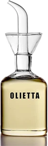 Borosilicate Glass Oil Bottle - 125Ml Non Drip Olive Oil Dispenser, Vinegar Driz - Picture 1 of 12