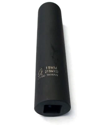 Sunex Tools 1/2" Drive 19mm 6-Point Extra-Deep Impact Socket 219MXD - Image 1 of 4