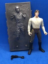 STAR WARS POTF-2 HAN SOLO IN CARBONITE JABBA'S PALACE LOOSE COMPLETE