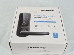 ULTRALOQ Latch 5 NFC Smart Door Lock - Built-in WiFi - BLACK - Picture 1 of 13