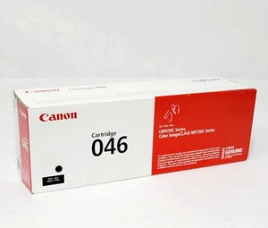 Canon 046 Black Toner Cartridge 1250C001 LBP650C & image Class MF730C Fast Ship - Picture 1 of 4