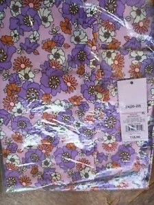 Wild Fable Womens 2X (20-22) Purple Floral Side-Slit Swimsuit Cover Up Skirt - Picture 1 of 4