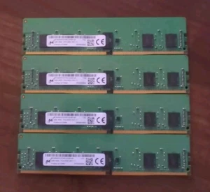 16GB (4 x 4GB) Micron MTA9ASF51272PZ-2G3B1QK PC4-2400T-RD1 1RX8 DDR4-2400MHz RAM - Picture 1 of 3