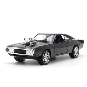 1/24 Dodge Charger Diecast Alloy Car Model Toy with Sound and Light Pull Back