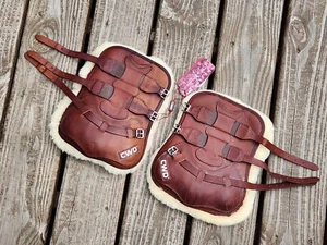 CWD Equitation Buckle Tendon Boots - Removable Sheepskin Liners - Size 2/Cob-NWT - Picture 1 of 9