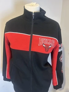 Chicago Bulls nba Black Red Kids Zip Up New Age 12-13 Years - Picture 1 of 5