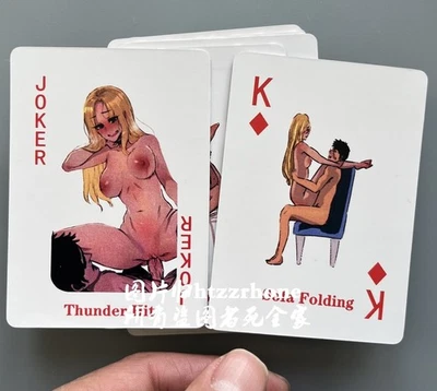 Couple Lover Sex Education Photos Model Body Pictures Playing Cards Poker Deck - Image 1 of 3