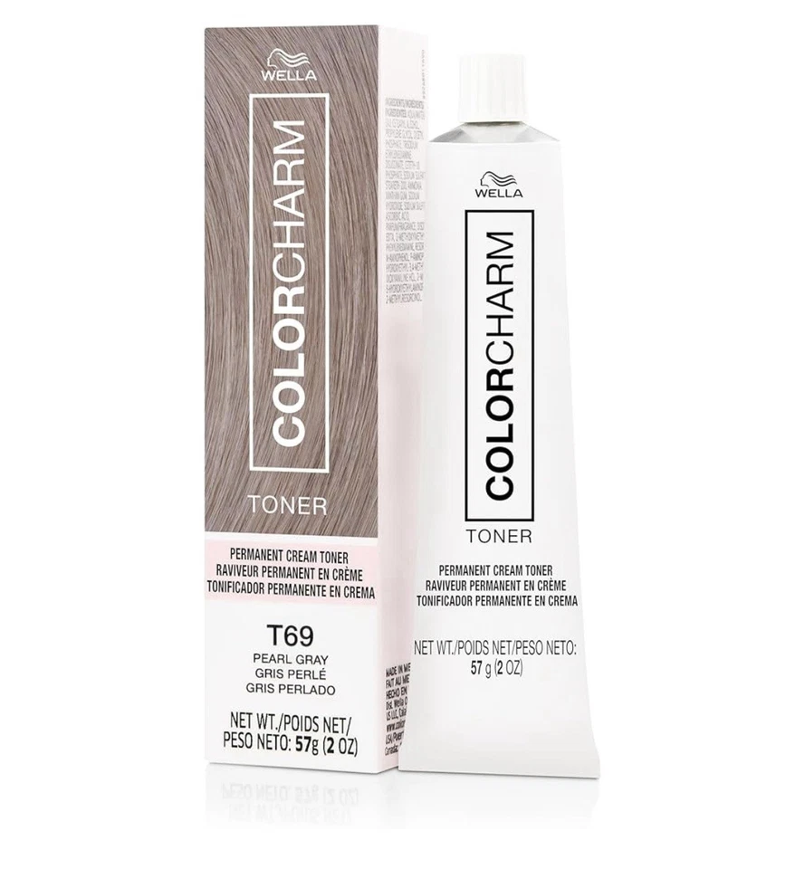 Wella Colorcharm Permanent Crème Toner T69 Pearl Gray 2 oz