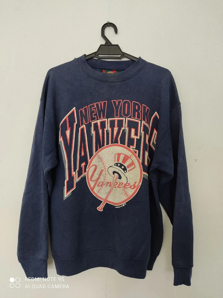 罕见 1991 年纽约洋基队 MLB Jostens 运动衫翻拍设计衬衫 RM1857 — 第 1/1 张图片