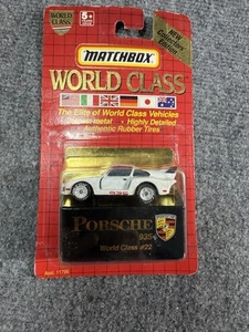 Matchbox Superfast WORLD CLASS Porsche 935- WHITE body, blistercarded Rare 1:64 - Picture 1 of 2