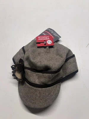 Stormy Kromer 1903 Original Wool Hat Heather Gray Floral Unisex Size 7-1/8 NWT - Image 1 of 4