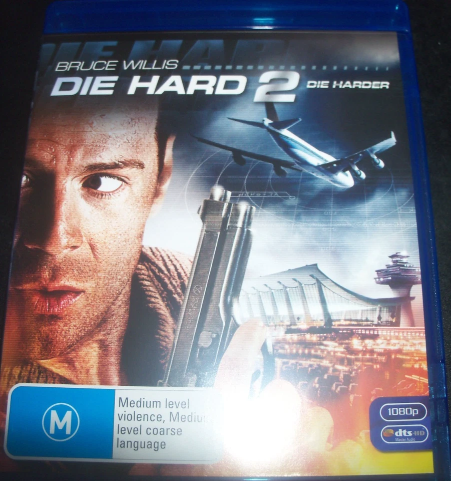 Die Hard 2 - Die Harder (1990) (Bruce Willis) (Aus Region B) BLURAY – Like New - Image 1 of 1