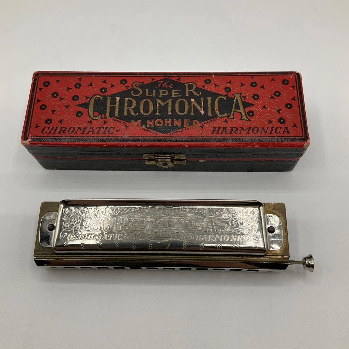 デッドストック！M. Hohner SuperChromonica ハーモニカ HOHNER ホーナー Super Chromonica -270 クロマチックハーモニカ 270