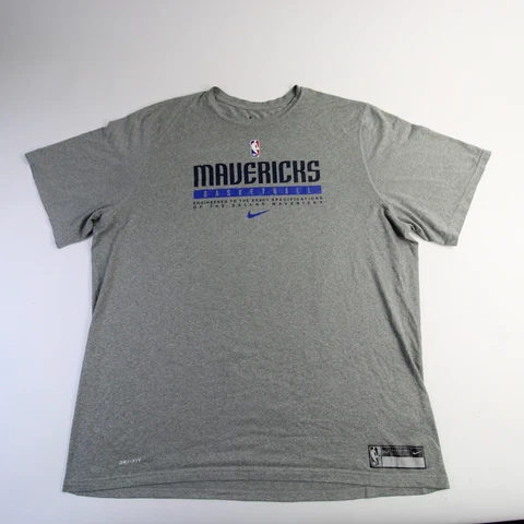 Dallas Mavericks Nike NBA Authentics Dri-Fit Short Sleeve Shirt Men's Used Cover