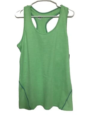 Camiseta sin mangas RBX para mujer talla grande espalda corredora rendimiento verde neón absorbente nueva con etiquetas Foto 1 de 4