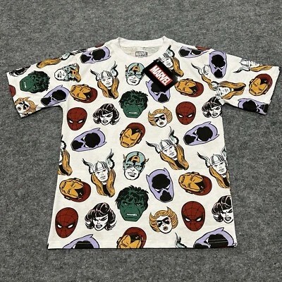 Marvel Graphic All Over Print T-Shirt Boys Youth Size Large 14 - Image 1 of 4