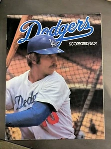 1977 Los Angeles Dodgers Baseball Scorecard Program  - Picture 1 of 3