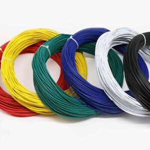 Stranded UL1007 Cable 80°C 300V PVC Electric Equipment Wire 16/18/20/22AWG-30AWG