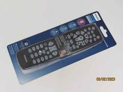 Philips 8 Device Elite Backlit Universal Remote Control SRP9488C/07 - Black - Image 1 of 4