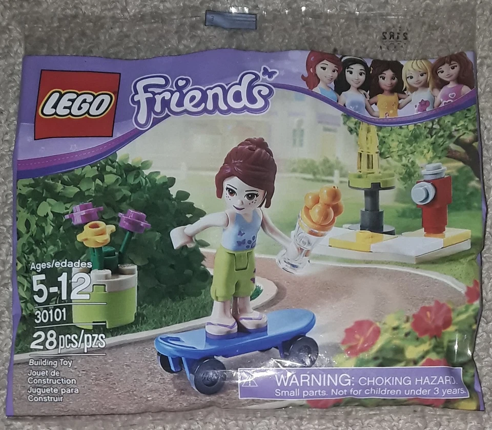 LEGO Friends 30101 Skateboarder Mia nuevo polybag 28 piezas Foto 1 de 1