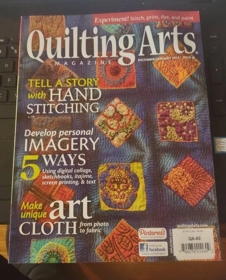 Quilting Arts Magazine Issue 60 December/January 2013 Back Issue New Old Stock - Image 1 of 1