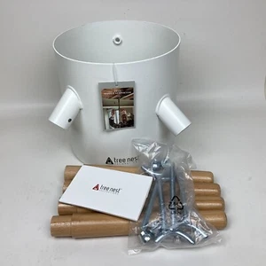 Tree Nest Family Christmas Tree Stand Large White New Open Box Holiday - Picture 1 of 16