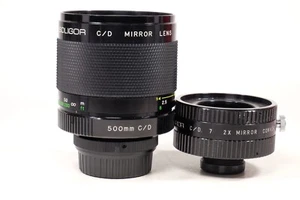 Soligor C/D 500mmm f8 Lens with RARE 2X Converter - Picture 1 of 6