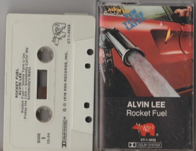 ALVIN LEE - Ten Years Later -  Rocket Fuel - Cassette Tape 1976 BLUES ROCK Foto 1 de 1